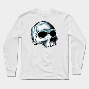 Human Skull Long Sleeve T-Shirt